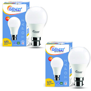 Glister 15W LED Bulb(PACK OF 2)