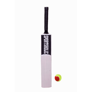 Cricket Bat With 1 Tennis Ball For Kids 6 To 8 Years