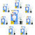 Glister 20W LED Bulb(PACK OF 8)