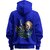 BULL CLOTHING Mens Space Adventure Astronaut Dark Blue Hoodie Comfortable Casual Wear Sweatshirt (S)