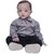 Kid Kupboard Cotton Baby Boys Shirt, Dark Grey, Full-Sleeves, 9-12 Months KIDS7971