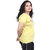 Kid Kupboard Cotton Womens T-Shirt, Light Yellow, Half-Sleeves, XL-Xtra Large KIDS8016