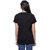 Kid Kupboard Cotton Womens T-Shirt, Dark Black, Half-Sleeves, XL-Xtra Large KIDS8017