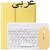 iPad Pro 11 Keyboard Case with Bluetooth Mouse | Multi-Language Layout (ES/KR/TH) Protective Folio (Russian/Beige Combo w/ Dual-Mode Mouse, 2022/2021/2020/2018 iPad Pro 11 inch)