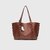 Large Capacity Tote Bag for Women, Minimalist Work Laptop Bag, Professional Commuter Office File Bag (Brown)