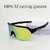 Photochromic Cycling Glasses S2 - UV Protection Windproof Bicycle Goggles for Day & Night Riding (White Frame Silver Lens (Single Lens)