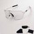 Photochromic Cycling Glasses S2 - UV Protection Windproof Bicycle Goggles for Day & Night Riding (White Frame Silver Lens (Single Lens)