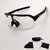 Photochromic Cycling Glasses S2 - UV Protection Windproof Bicycle Goggles for Day & Night Riding (White Frame Silver Lens (Single Lens)