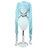 Vocaloid Hatsune Miku Cosplay Wig - Snow Miku Icy Blue Gradient White Synthetic Hair (Ice Blue Gradient White)