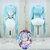 Vocaloid Hatsune Miku Cosplay Wig - Snow Miku Icy Blue Gradient White Synthetic Hair (Ice Blue Gradient White)