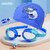 Kids Anti-Fog Swim Goggles, Leak-Proof for Training & Lessons ([1908 Plain Purple] Swim Cap Nose Clip Ear Plugs)