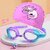 Kids Anti-Fog Swim Goggles, Leak-Proof for Training & Lessons ([1908 Plain Purple] Swim Cap Nose Clip Ear Plugs)