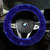 Luxury Genuine Sheepskin Steering Wheel Cover | Full Sheep Wool & Leather | Single Seam Design (Royal Blue, 35-42cm outer diameter suitable)