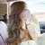 Hazelnut Ash Brown Long Wavy Lace Front Wig - Natural Looking Synthetic Hair with Full Cap (Rose Red Hair Net+Clips+Comb, Rose Mesh Collect Item Get Hair Net)