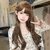 Hazelnut Ash Brown Long Wavy Lace Front Wig - Natural Looking Synthetic Hair with Full Cap (Rose Red Hair Net+Clips+Comb, Rose Mesh Collect Item Get Hair Net)
