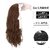 Ribbon Headband Wig | Voluminous Water Wave Half Wig for Instant Length & High Crown (Brown Black)