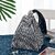 Elegant Diamond-Embellished Clutch Bag for Banquet & Evening Events (Silver)