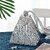 Elegant Diamond-Embellished Clutch Bag for Banquet & Evening Events (Silver)