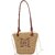 Summer Straw Tote Bag | Casual Woven Beach Bucket Bag for Women (Khaki)