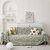 French Cream Aesthetic Sofa Throw Cover | Full Coverage Slip-Resistant Stretch Sofa Protector (Breathable Thick-Cream Beige, 180x300cm (Three-Seater Sofa)