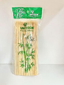 (703 Pcs)3 Pack Well Pack Wooden 6 Inch Long Bamboo Skewers  Barbeque Grill Stick for Oven Microwave and Pan