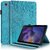 Samsung Tablet Case for A9 Plus & S9 FE | P610 Book Cover with Stylus Holder & Floral Embossing (Blue, T290)