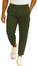 MULTIWA Comfortable Cotton Pant For Men - Straight Fit Cargo Lower With 5 Pockets, Stylish Korean Pants For Man