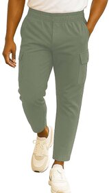 MULTIWA Comfortable Cotton Pant For Men - Straight Fit Cargo Lower With 5 Pockets, Stylish Korean Pants For Man