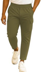 MULTIWA Comfortable Cotton Pant For Men - Straight Fit Cargo Lower With 5 Pockets, Stylish Korean Pants For Man