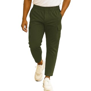 MULTIWA Comfortable Cotton Pant For Men - Straight Fit Cargo Lower With 5 Pockets, Stylish Korean Pants For Man