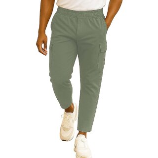 MULTIWA Comfortable Cotton Pant For Men - Straight Fit Cargo Lower With 5 Pockets, Stylish Korean Pants For Man