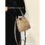 COACH Dempsey 15 Mini Bucket Bag | Signature Monogram Crossbody Purse for Women (15 New Milk Tea, 15 x10 x17cm)