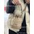 COACH Dempsey 15 Mini Bucket Bag | Signature Monogram Crossbody Purse for Women (15 New Milk Tea, 15 x10 x17cm)