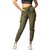 MULTIWA Women Cargo Jogger Pant | Women's Cotton Regular Fit Mid Rise Cargo Gym Joggers Track Pants (4XL, Green)