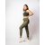MULTIWA Women Cargo Jogger Pant | Women's Cotton Regular Fit Mid Rise Cargo Gym Joggers Track Pants (4XL, Green)
