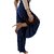 MULTIWA Ethnic Women Girls Rayon Pleats Palazzo Pants || Pleated Palazzo || Flared Pants || Stylish Pants || Wide Leg Pants Navy Blue