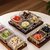 Elegant Japanese-Style Glass Snack Tray | Multi-Compartment Fruit & Nut Serving Dish (Gold Fruit Plate & Tray Set 4pcs)