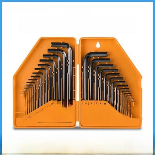 Buy 30-Piece Ball End Hex Key Set - Metric & Imperial Allen Wrenches ...
