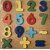 Wooden Alphabet Puzzle Board - Educational Toy for Toddlers with Letters, Numbers, Shapes & Colors (Uppercase Letters)