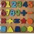 Wooden Alphabet Puzzle Board - Educational Toy for Toddlers with Letters, Numbers, Shapes & Colors (Uppercase Letters)