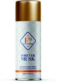 F9 Forever Musk Long Lasting Freshness Deodorant Perfume Body Spray For Men and women 150ml
