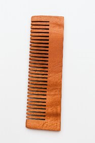 Neem Wood Comb Set - Eco-Friendly Antibacterial Hair Care pack of two2