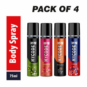 Forever Bliss mycode Kiss me sweet sexy boy crazy girl Long Lasting Freshness Deodorant Perfume Body ( 75ml4)