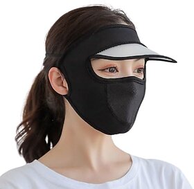Cap Mask For Summer Outdoor Cycling Uv Sun Protection Block Hat Protection Face Cover Scarf Mask With Cap Foldable Innov