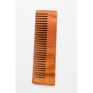 Neem Wood Comb Set - Eco-Friendly Antibacterial Hair Care pack of two2