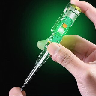 High-Brightness Intelligent Voltage Tester Pen - Multi-function LED Test Pen with Screwdriver for Electric Power Testing