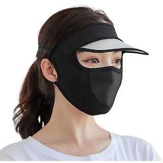Cap Mask For Summer Outdoor Cycling Uv Sun Protection Block Hat Protection Face Cover Scarf Mask With Cap Foldable Innov