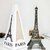BIYANKA Antique Finish 3D Metal Paris Eiffel Tower Metal Showpiece for Home Office