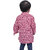 Kid Kupboard Cotton Baby Boys Kurta, Pink, Full-Sleeves, 2-3 Years KIDS8020