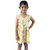 Kid Kupboard Cotton Girls A-Line Frock, Light Yellow, Sleeveless, 6-7 Years KIDS8042